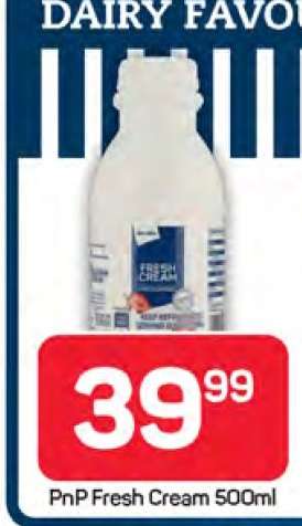 PnP Fresh Cream 500ml