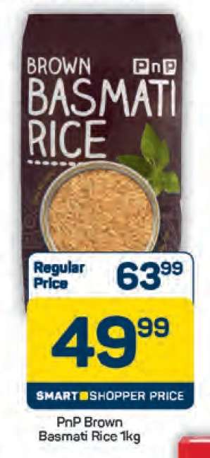 PnP Brown Basmati Rice 1kg