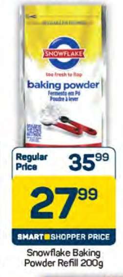 Snowflake Baking Powder Refill 200g