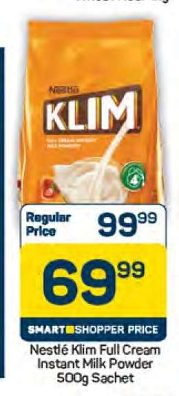 Nestlé Klim Full Cream Instant Milk Powder 500g Sachet