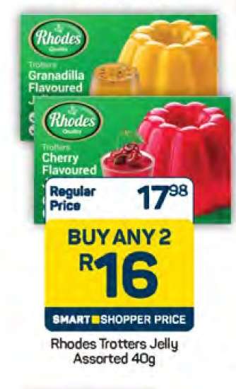 Rhodes Trotters Jelly Assorted 40g