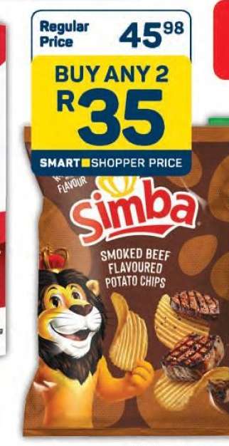 Simba Smoked Beef Flavoured Potato Chips