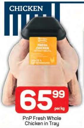 PnP Fresh Whole Chicken in Tray