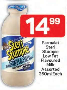 Parmalat Steri Stumpie Low Fat Flavoured Milk