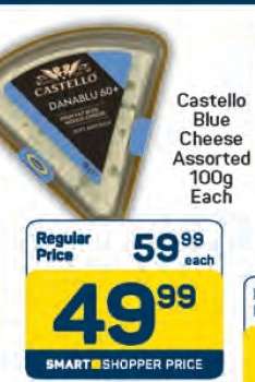Castello Blue Cheese Assorted 100g Each