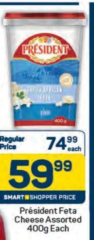Président Feta Cheese Assorted 400g Each