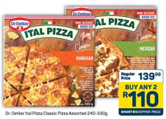 Dr. Oetker Ital Pizza Classic Pizza Assorted 240-330g