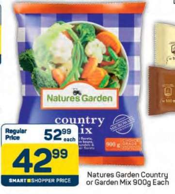 Natures Garden Country or Garden Mix 900g Each
