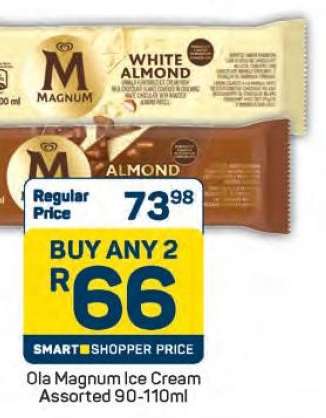 Ola Magnum Ice Cream Assorted 90-110ml