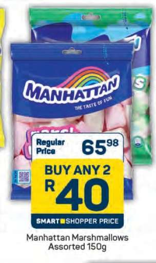 Manhattan Marshmallows Assorted 150g