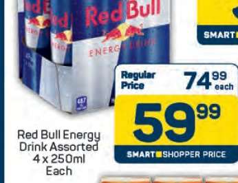 Red Bull Energy Drink
Assorted 4 x 250ml
Each