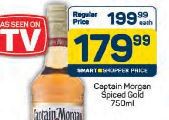 Captain Morgan Spiced Gold 750ml
