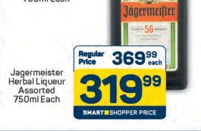 Jagermeister Herbal Liqueur Assorted 750ml Each