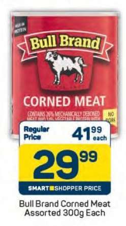 Bull Brand Corned Meat Assorted-300g Each