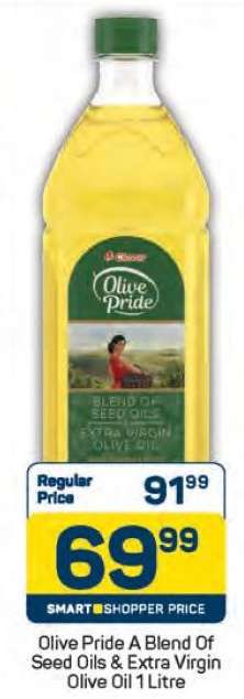 Olive Pride A Blend Of Seed Oils & Extra Virgin Olive Oil 1 Litre