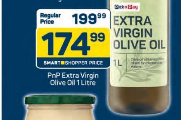 PnP Extra Virgin Olive Oil 1 Litre