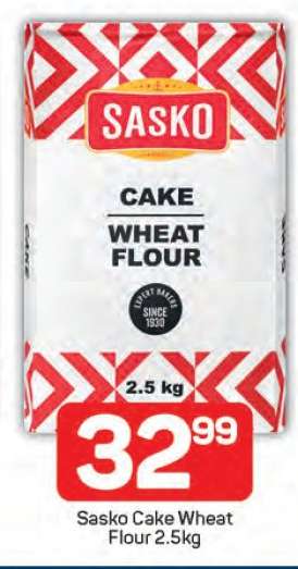 Sasko Cake Wheat Flour 2.5kg