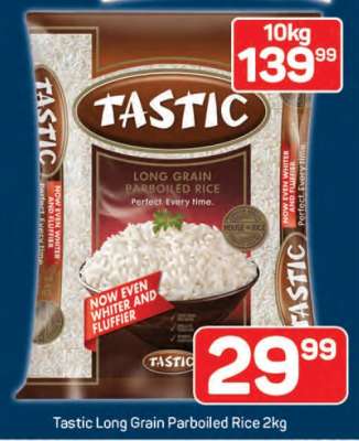 Tastic Long Grain Parboiled Rice-2kg