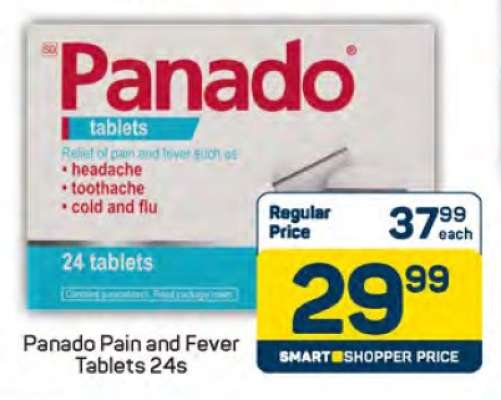 Panado Pain and Fever Tablets 24s