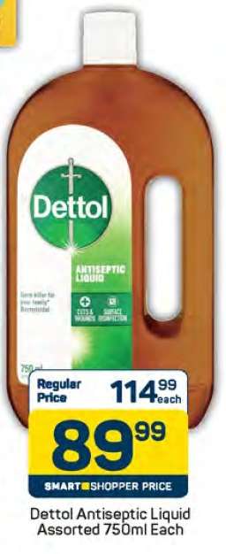 Dettol Antiseptic Liquid Assorted-750ml Each