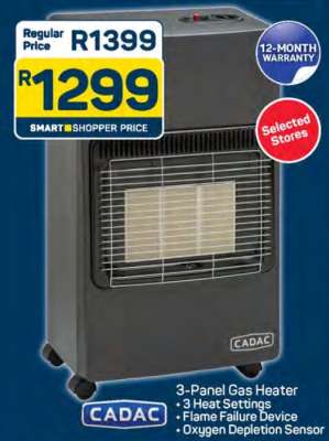 CADAC 3-Panel Gas Heater