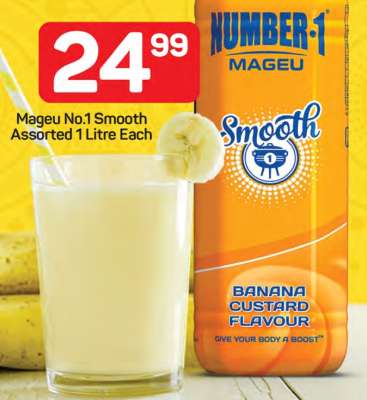 Mageu No.1 Smooth Assorted 1 Litre Each