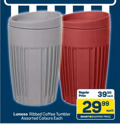 Lumoss Ribbed Coffee Tumbler