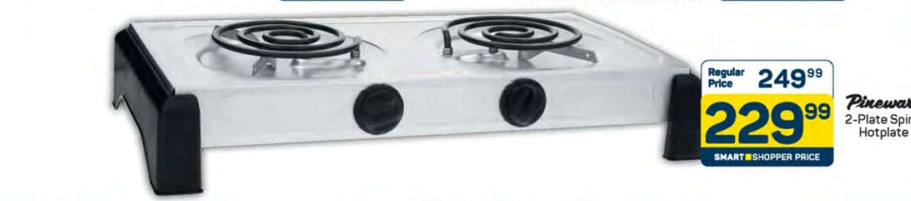 Pineware 2-Plate Spiral Hotplate