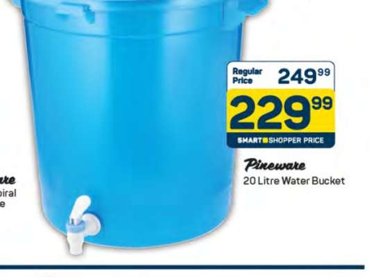 Pineware 20 Litre Water Bucket