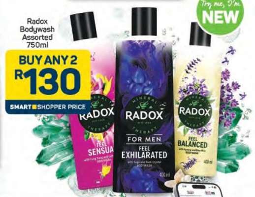 Radox Bodywash Assorted 750ml