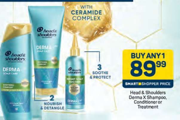 Head & Shoulders Derma X Shampoo, Conditioner or Treatment