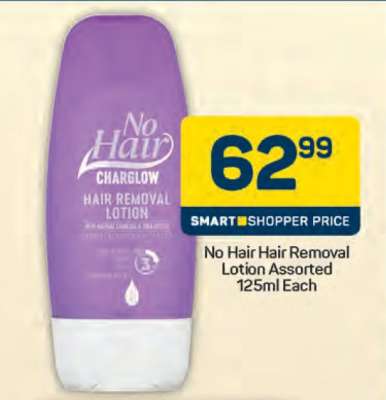 No Hair Hair Removal Lotion Assorted 125ml Each