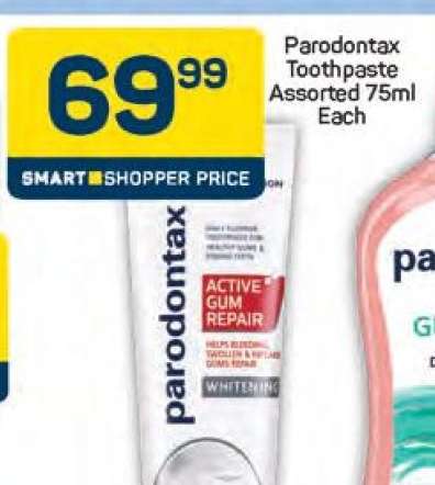 Parodontax Toothpaste Assorted 75ml Each