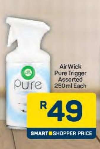 Air Wick Pure Trigger Assorted 250ml Each