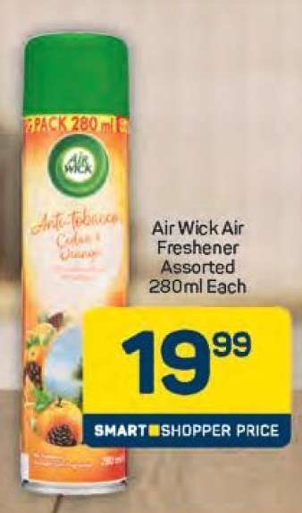 Air Wick Air Freshener Assorted 280ml Each