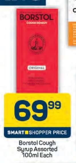 Borstel Cough Syrup Assorted 100ml Each