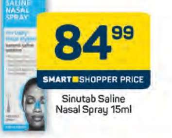 Sinutab Saline Nasal Spray 15ml