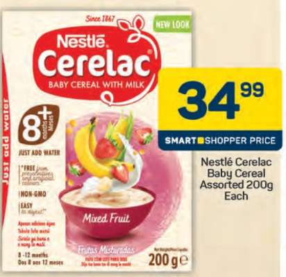 Nestlé Cerelac Baby Cereal Assorted 200g