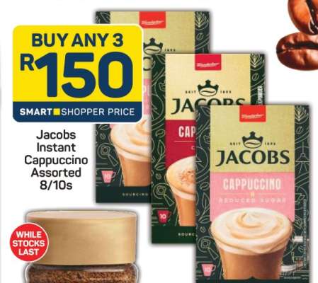 Jacobs Instant
Cappuccino Assorted
8/10s