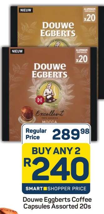 Douwe Egberts Coffee Capsules Assorted 20s