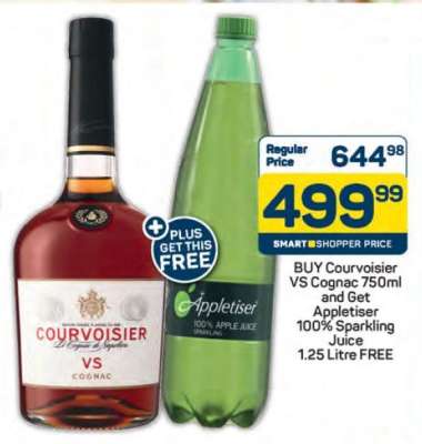 COURVOISIER VS COGNAC 750ML