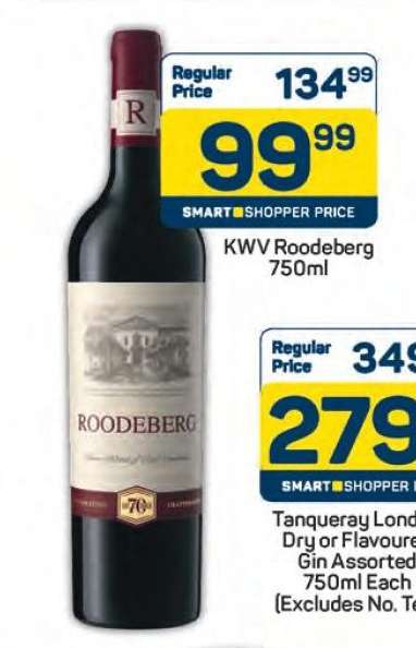 KWV Roodeberg 750ml
