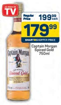 Captain Morgan Spiced Gold 750ml