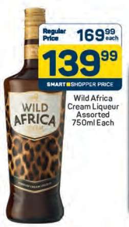 Wild Africa Cream Liqueur Assorted 750ml Each