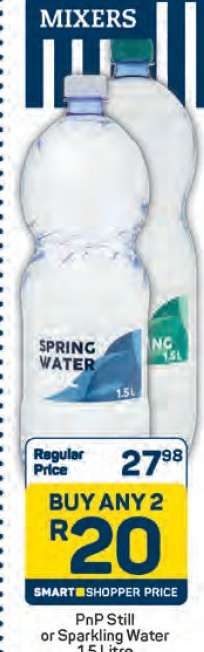 PnP Still or Sparkling Water