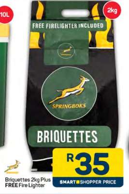 Briquettes 2kg Plus FREE Fire Lighter