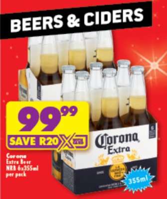 Corona Extra Beer NRB 6x355ml per pack