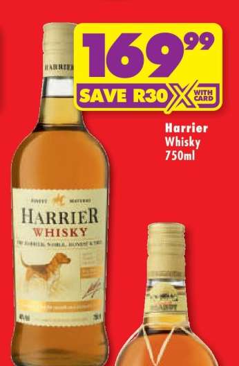 Harrier Whisky 750ml