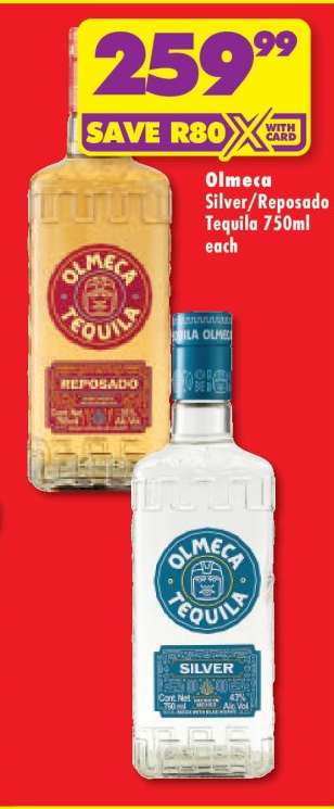 Olmeca Silver/Reposado Tequila 750ml