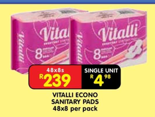VITALLI ECONO SANITARY PADS